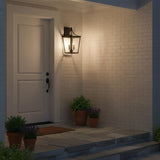 Ellery Outdoor Wall Light, Medium 19" Black