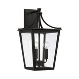 Ellery Outdoor Wall Light, Medium 19" Black