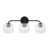 Ori 3 Light Vanity, Matte Black