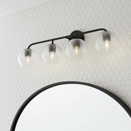 Ori 4 Light Vanity, Matte Black