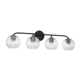 Ori 4 Light Vanity, Matte Black