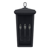 Leighton Outdoor Wall Light, Large 24" Black