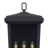 Leighton Outdoor Wall Light, Large 24" Black