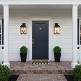 Porter Outdoor Wall Light, Medium 19" Black