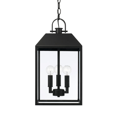 Porter Outdoor Hanging Light, Black