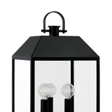 Porter Outdoor Post Light, Black