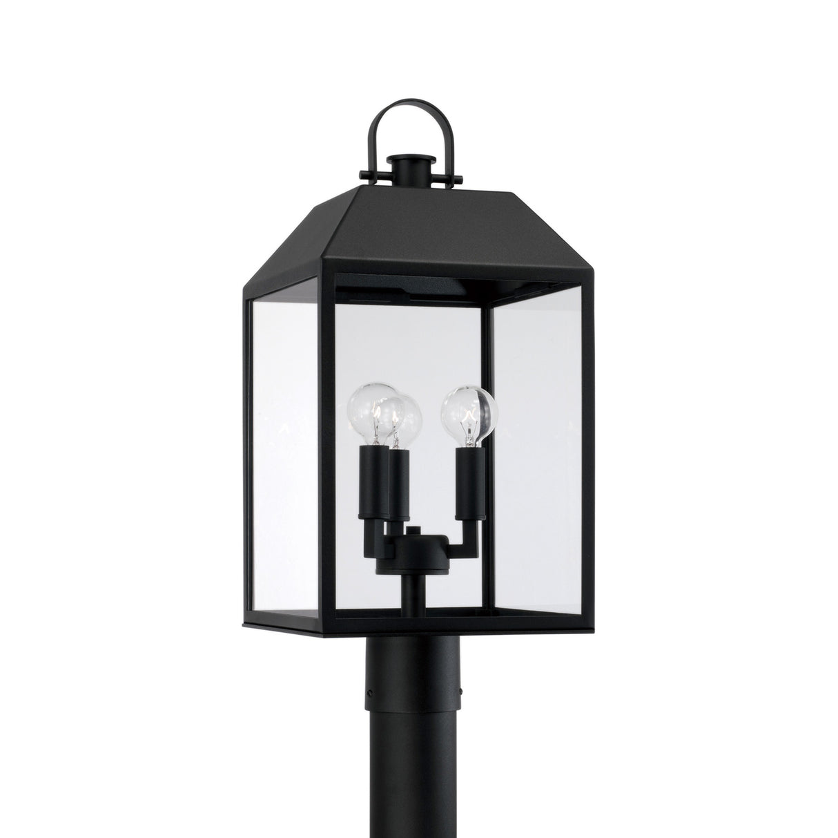 Porter Outdoor Post Light, Black