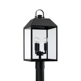 Porter Outdoor Post Light, Black