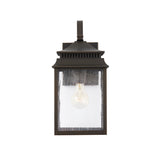 Hanover Outdoor Wall Light, Small 15" Oiled Bronze