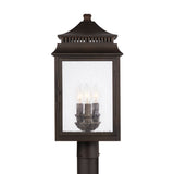 Hanover Outdoor Post Light, Oiled Bronze