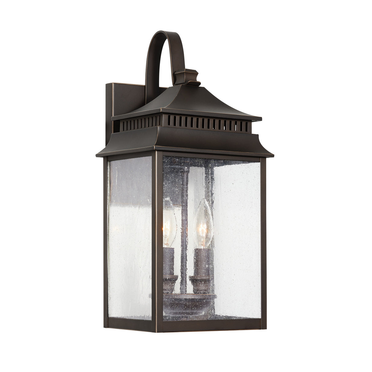 Hanover Outdoor Wall Light, Medium 18" Oiled Bronze