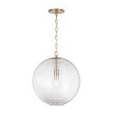 Ori Pendant 17", Matte Brass