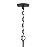 Oriana 6 Light Chandelier 40", Matte Black