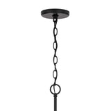 Oriana 8 Light Chandelier 52", Matte Black