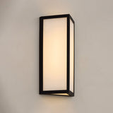 Ellis LED Outdoor Wall Light, Small 15" Black