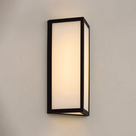 Ellis LED Outdoor Wall Light, Small 15" Black