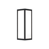 Ellis LED Outdoor Wall Light, Small 15" Black
