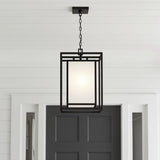 Orley Outdoor Hanging Light, Black