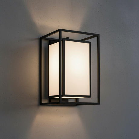 Orley Outdoor Wall Light, Large 19" Black