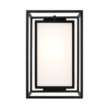 Orley Outdoor Wall Light, Large 19" Black