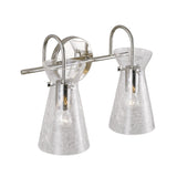 Aries 2 Light Vanity, Polished Nickel