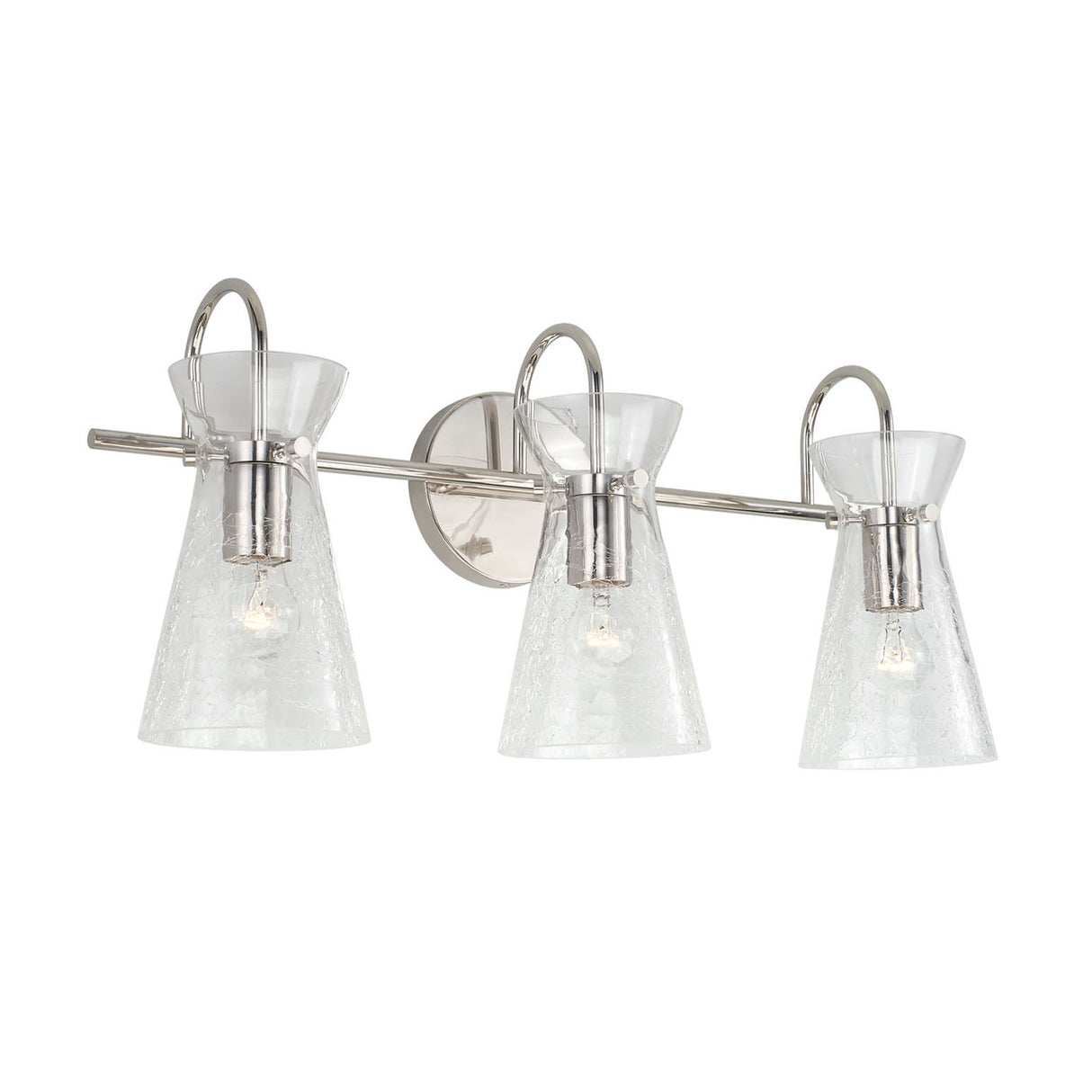 Aries 3 Light Vanity, Polished Nickel