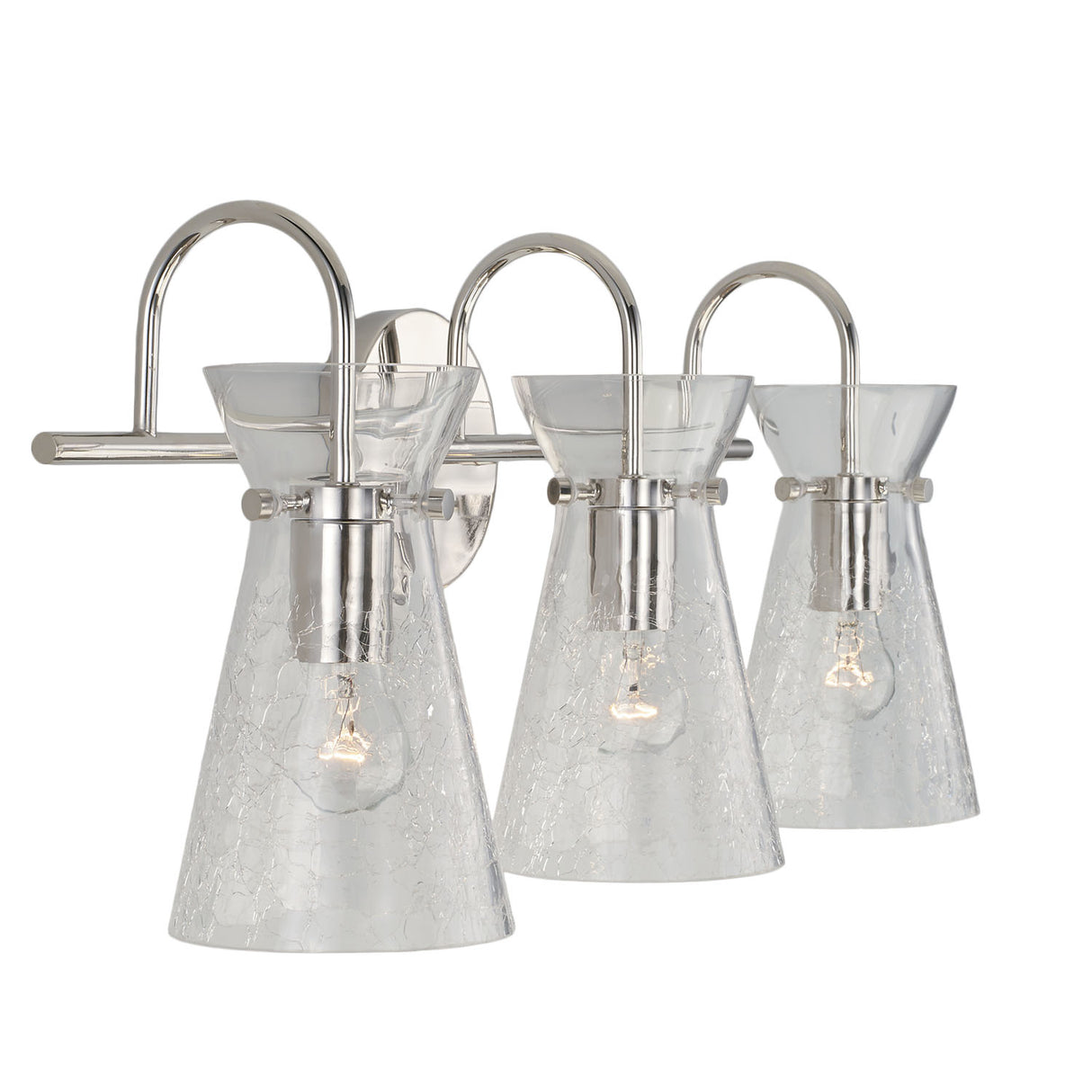Aries 3 Light Vanity, Polished Nickel