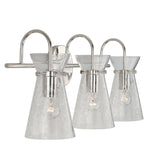 Aries 3 Light Vanity, Polished Nickel