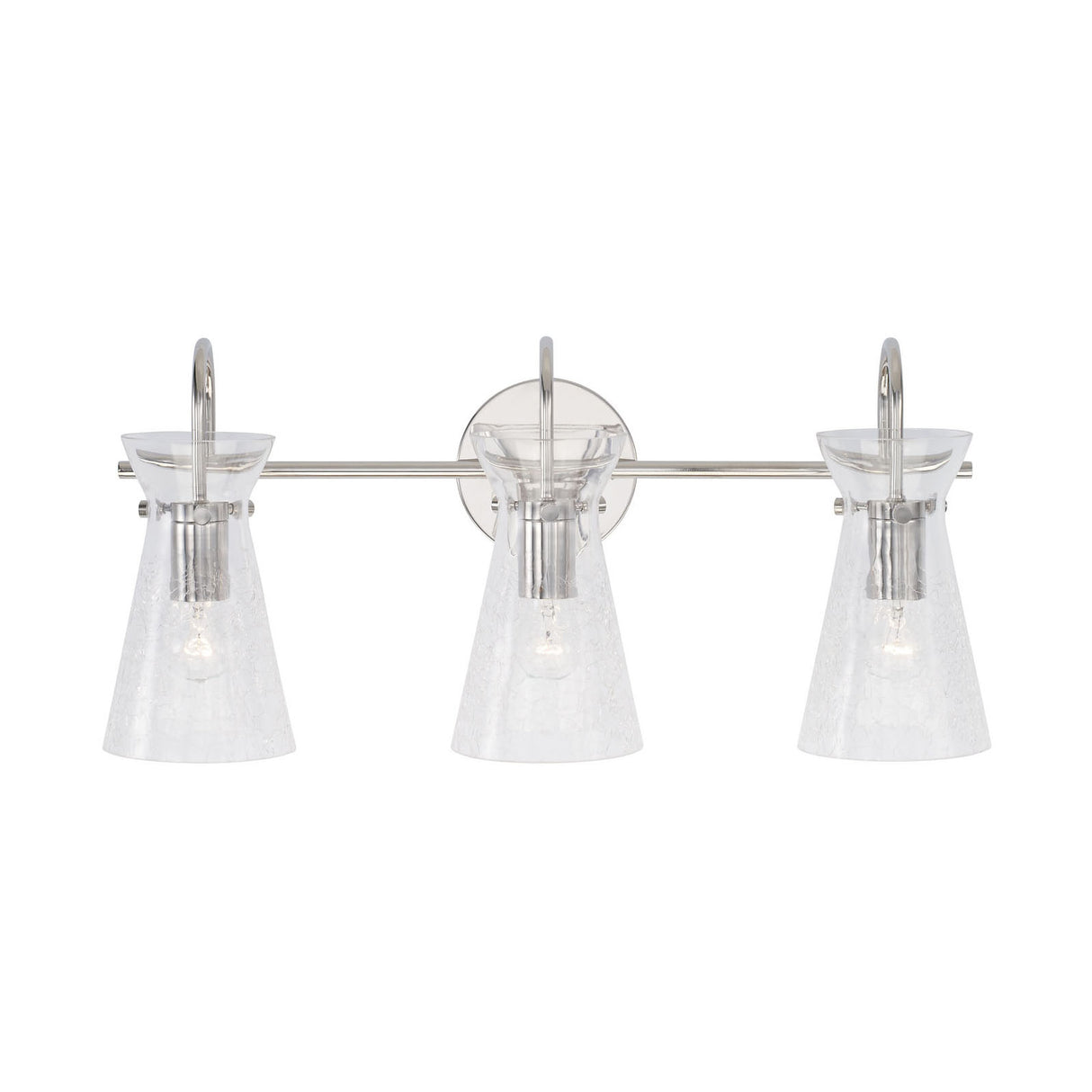 Aries 3 Light Vanity, Polished Nickel