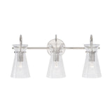 Aries 3 Light Vanity, Polished Nickel