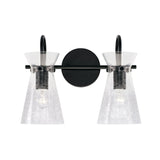 Aries 2 Light Vanity, Matte Black