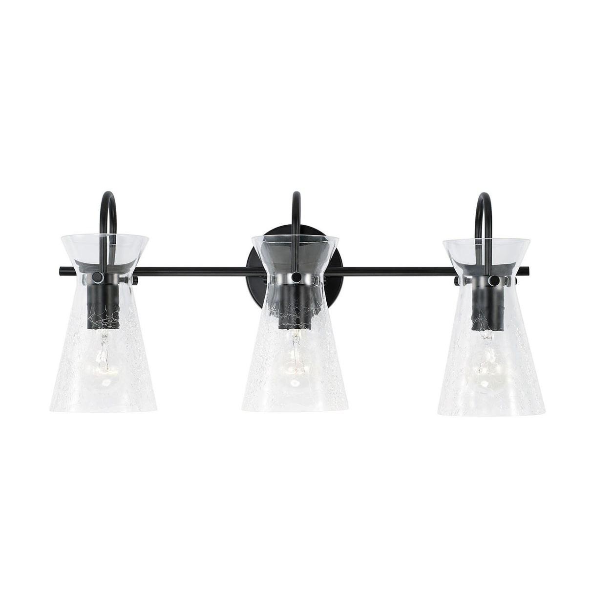Aries 3 Light Vanity, Matte Black