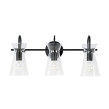 Aries 3 Light Vanity, Matte Black
