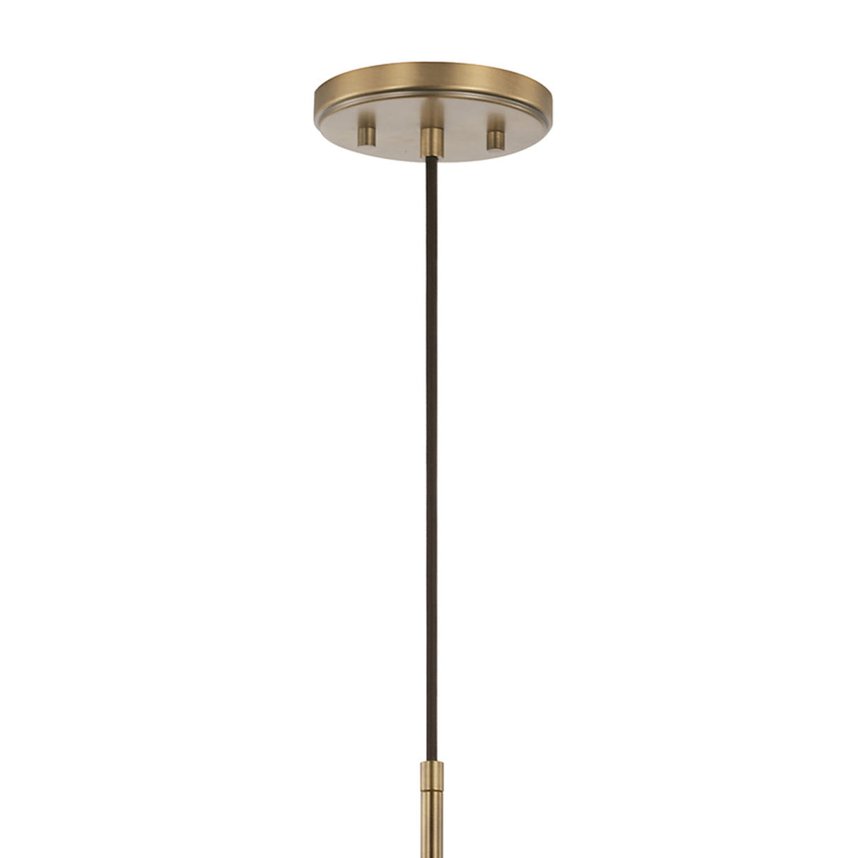 Aries Pendant 6", Aged Brass