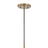 Aries Pendant 6", Aged Brass