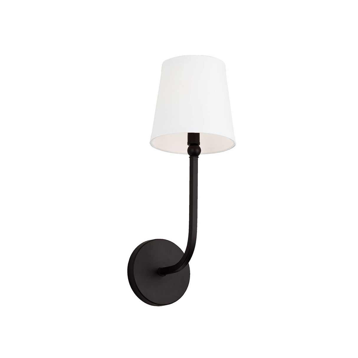 Elowen Wall Sconce 17", Matte Black
