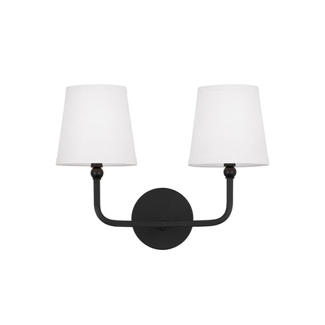 Elowen 2 Light Vanity, Matte Black