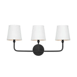 Elowen 3 Light Vanity, Matte Black