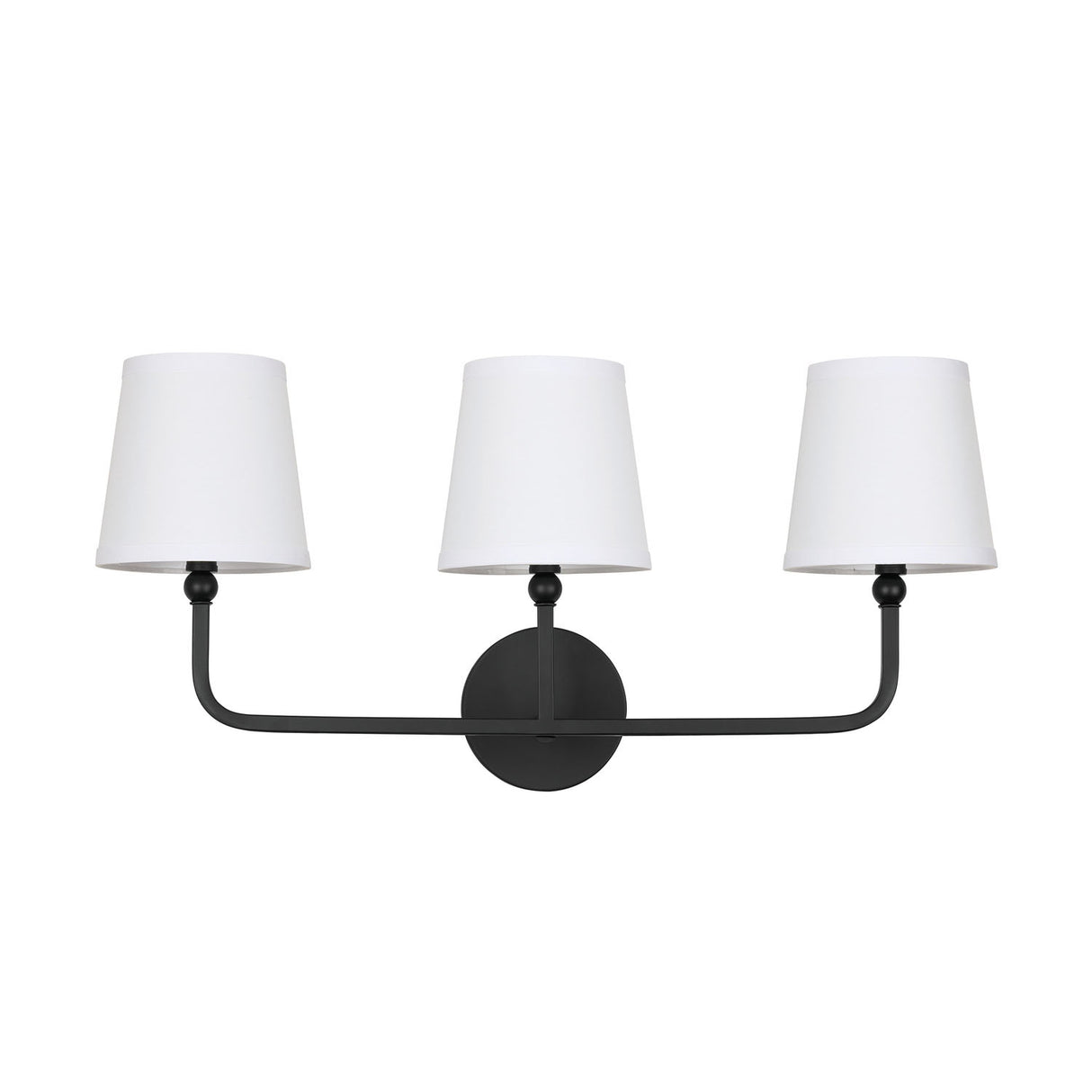 Elowen 3 Light Vanity, Matte Black