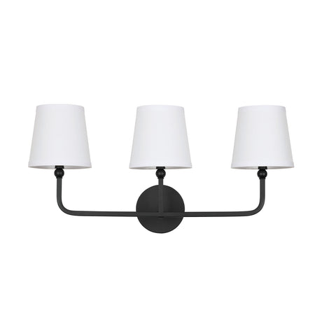 Elowen 3 Light Vanity, Matte Black