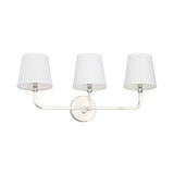 Elowen 3 Light Vanity, Polished Nickel