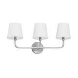 Elowen 3 Light Vanity, Brushed Nickel