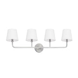 Elowen 4 Light Vanity, Brushed Nickel