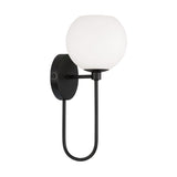 Enid Wall Sconce 15", Matte Black