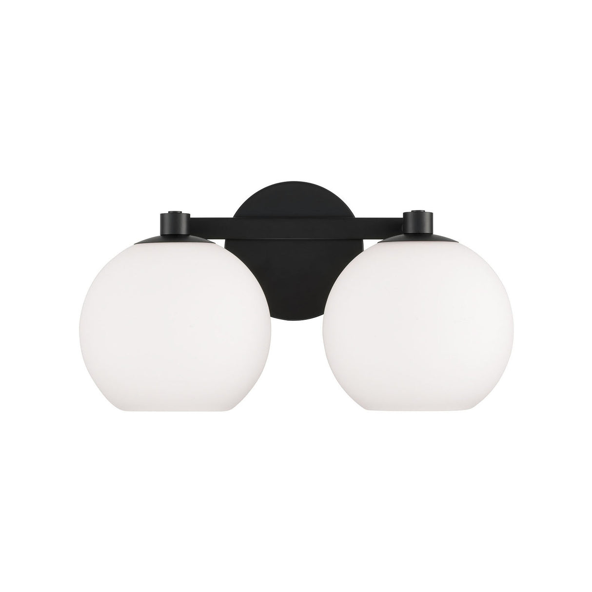 Enid 2 Light Vanity, Matte Black