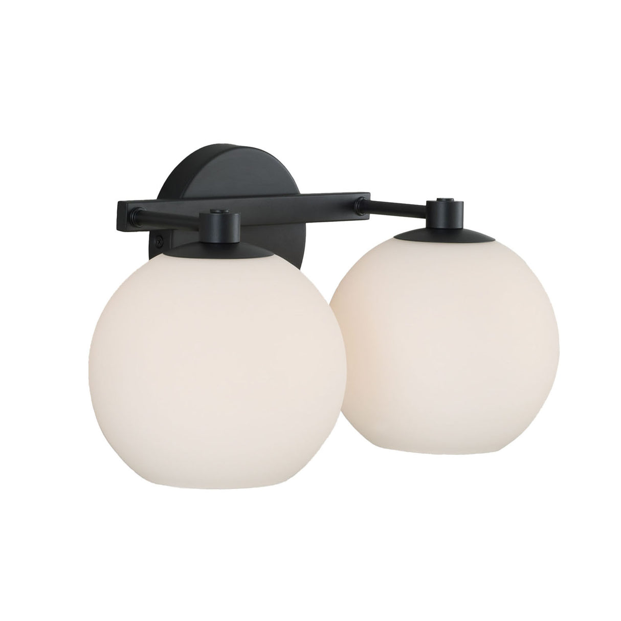 Enid 2 Light Vanity, Matte Black