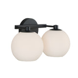 Enid 2 Light Vanity, Matte Black