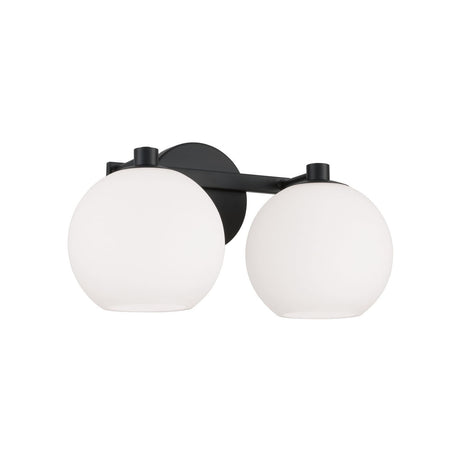 Enid 2 Light Vanity, Matte Black