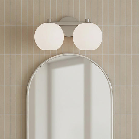 Enid 2 Light Vanity, Brushed Nickel