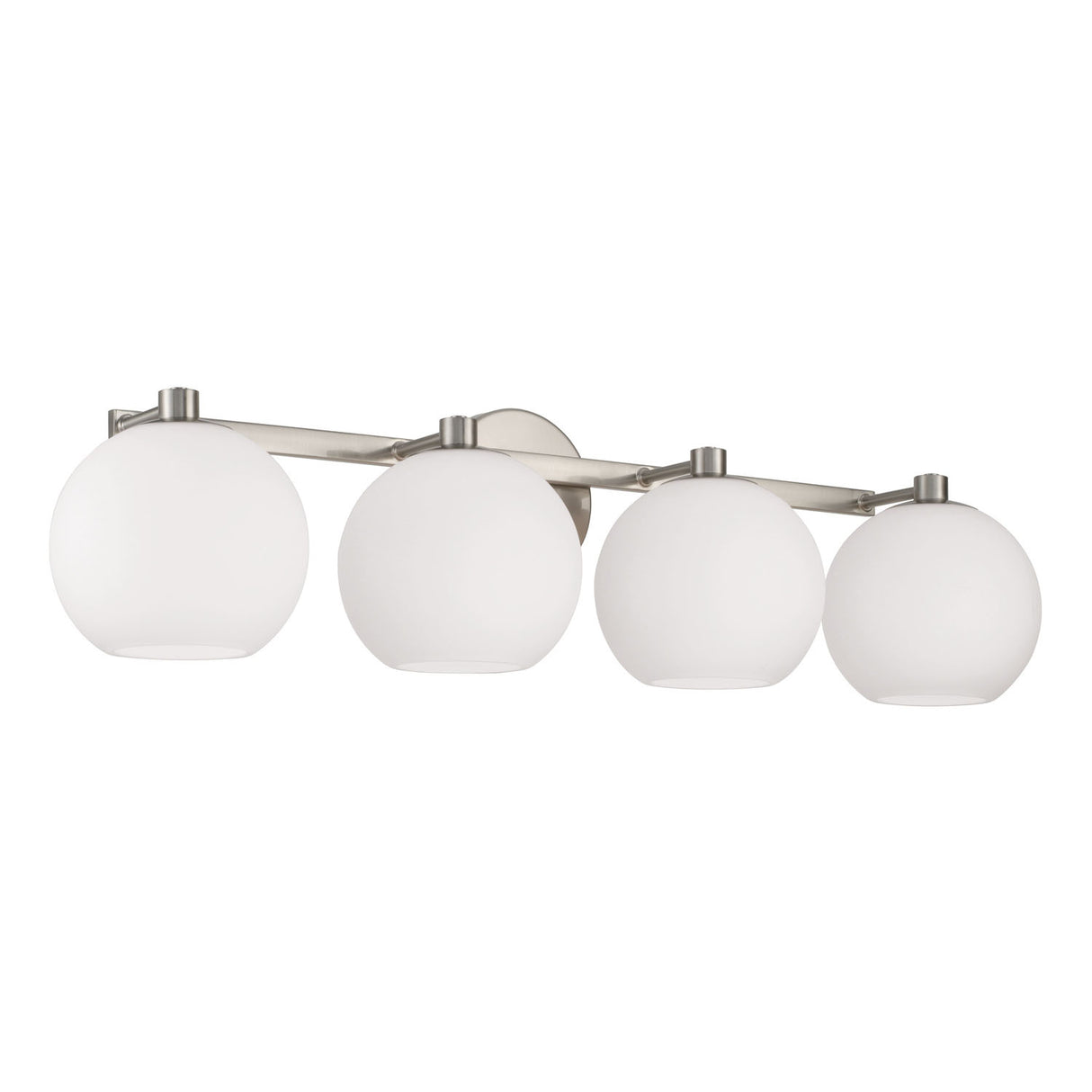 Enid 4 Light Vanity, Brushed Nickel